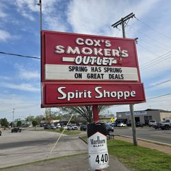Cox's Spirit Shoppe - Signage