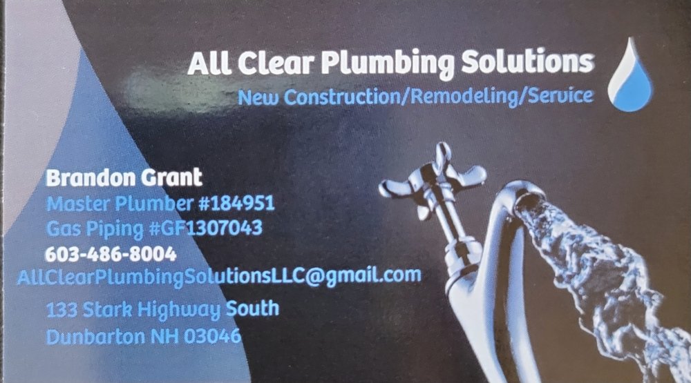 Slide of All Clear Plumbing Solutions