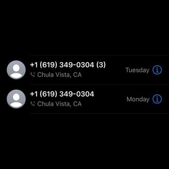 Audio One - screenshots of my call history with them from April 28 and 29 - Car Stereo Installation Near Me - Chula Vista, California Audio One - screenshots of my call history with them from April 28 and 29 - Car Stereo Installation Near Me - Chula Vista, California