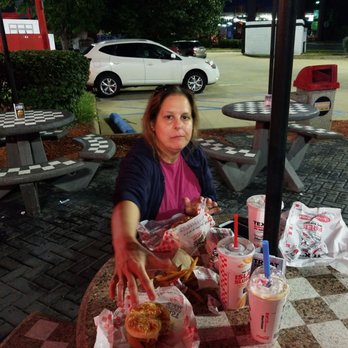 Checkers - She's jacking my grub! - Burgers Near Me - Manassas, Virginia