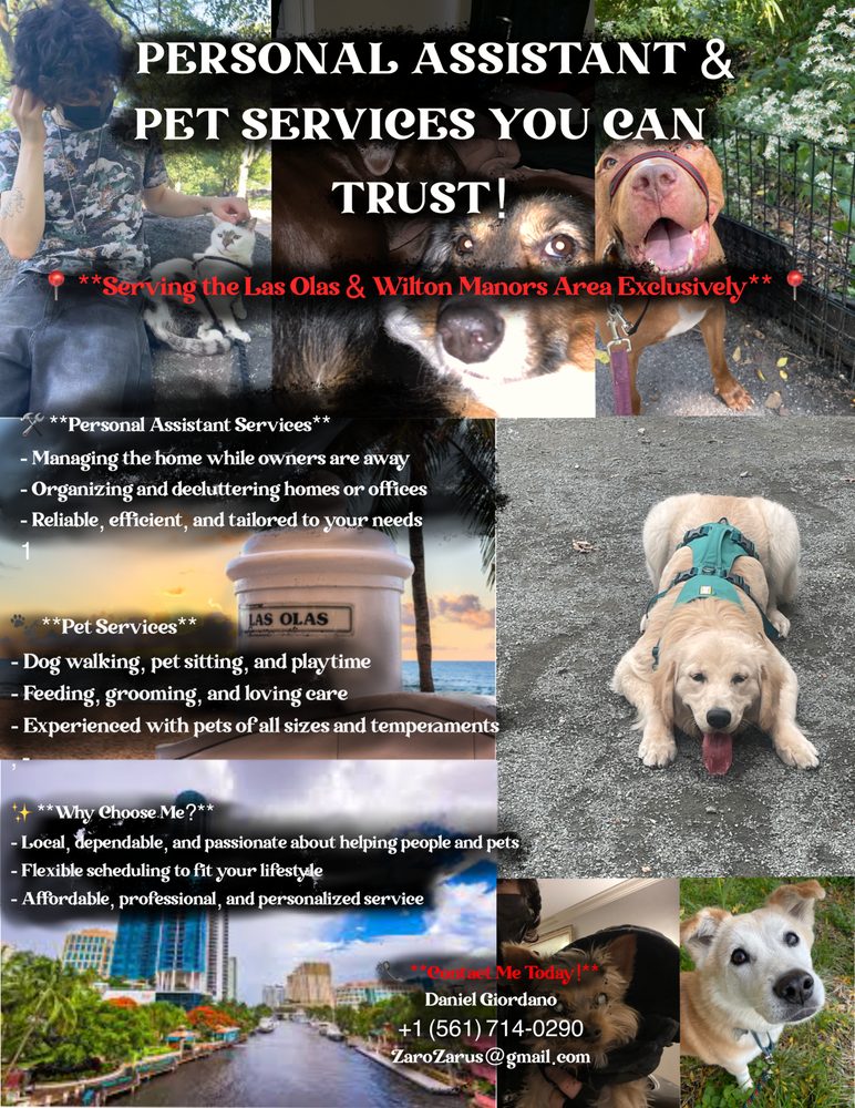 DMG Personal Assistance and Pet Services - pet boarding facility in Wilton Manors, FL