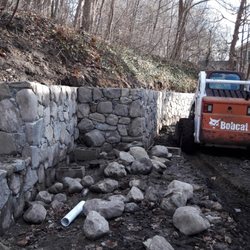 F.A.L. Construction & Landscaping - natural stone wall