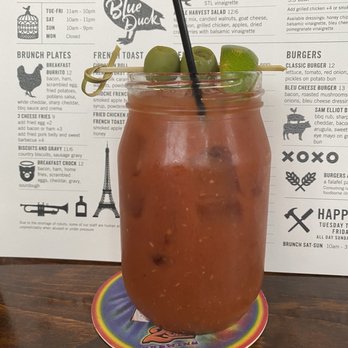 The Blue Duck - Bloody Mary with Tito's Vodka - Sandwiches Near Me - Maplewood, Missouri
