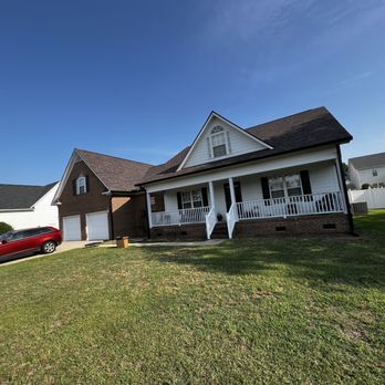 Gutters By AC - 6 inch black gutter installation - Gutter Services Near Me - Wilson, North Carolina