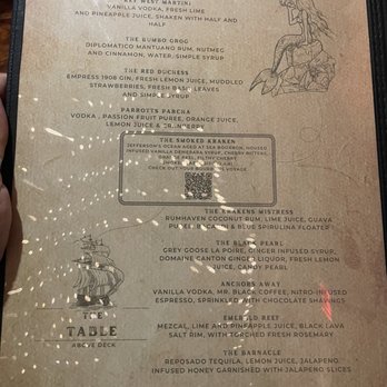 The Table - Menu - Bakeries Near Me - DeLand, Florida
