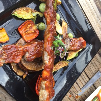 Decantos Vinícola - The skewer dish. Tasty but I was just wishing for more octopus when it came. - Wineries Near Me - Valle de Guadalupe, BCN