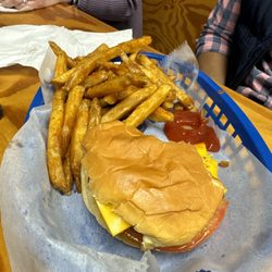 Dawg House Grill OIB - Burger and fries
