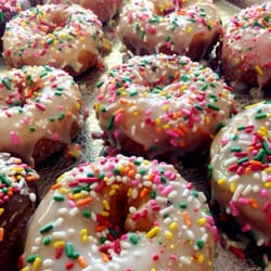 Nevin's Donut Shop - Basic sprinkles! Yum!