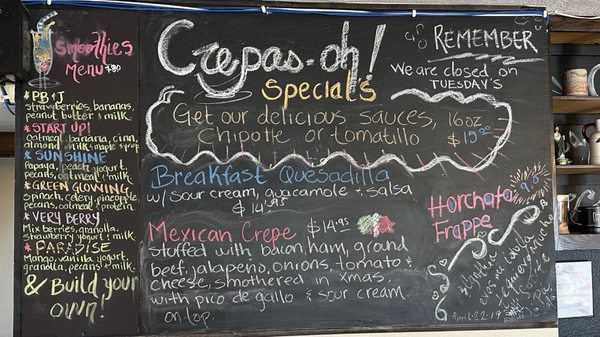 Menu photo 6 Crepas-oh! Santa Fe, NM