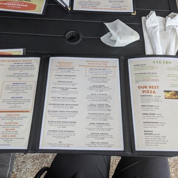 Huckleberry Pub - Menu side 1 - Pubs Near Me - Mounds, Illinois