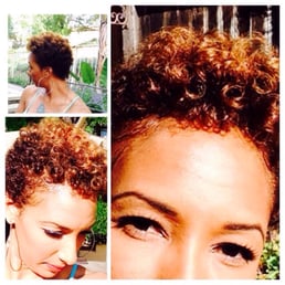 My natural hair done with a perm rod set. No heating utensils! She killed it! My natural hair done with a perm rod set. No heating utensils! She killed it!