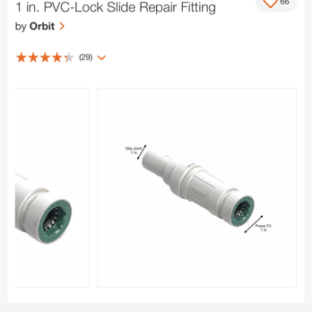 A Snap Plumbing Service - Repair coupling, Cost is less than $6 at Home Depot. (Theirs is purple, but same piece). - Plumbing Near Me - San Antonio, Texas