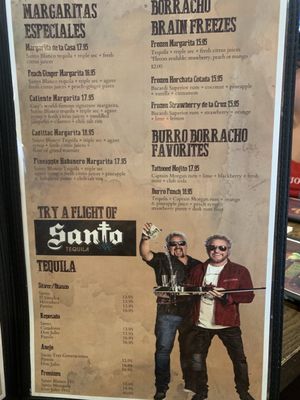 Menu photo 2 Guy Fieris El Burro Borracho Laughlin, NV