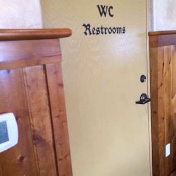 The Glockenspiel - Door to the hallway for the restrooms. - German Near Me - Mount Angel, Oregon