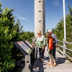 World War II Lookout Tower - Visitors at the World War II Lookout Tower