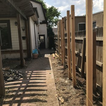 Bromfield Design Group - Lattice screens in progress - Landscaping Near Me - Denver, Colorado