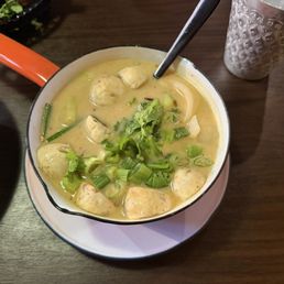 Coconut tom kha with chicken Coconut tom kha with chicken