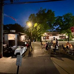 Bosphorus Cafe Grill Food Truck - Block Party on Main street in Port Washington
