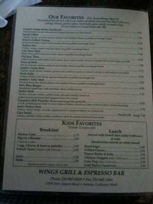 Menu photo 6 Wings Grill & Espresso Bar Auburn, CA
