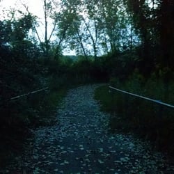 Waterworks Prairie Park - Wooded hidden trail off parking lot