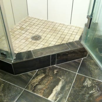 Hilltop Renovations - Custom shower pan and tiled floor. - General Contractors Near Me Hilltop Renovations - Custom shower pan and tiled floor. - General Contractors Near Me