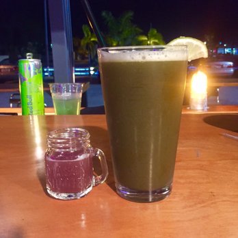 Steep Station - 16oz double white kratom (green apple flavor) with a shot of rhodiola on the side on Hospitality Sunday - Coffee & Tea Near Me - St. Petersburg, Florida