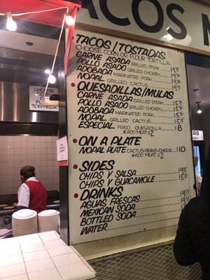 Menu photo 4 Los Tacos No. 1 New York, NY