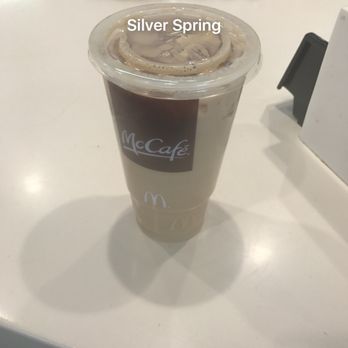 McDonald's - Large French Vanilla Iced Coffee, my personal favorite. - Fast Food Near Me - Silver Spring, Maryland McDonald's - Large French Vanilla Iced Coffee, my personal favorite. - Fast Food Near Me - Silver Spring, Maryland