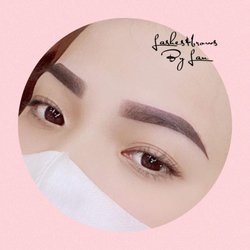 LashnBrowbyLan - Semi permanent ombré brows