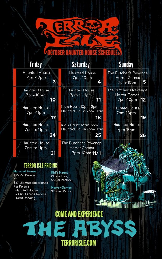 Terror Isle Haunted Adventures Logo