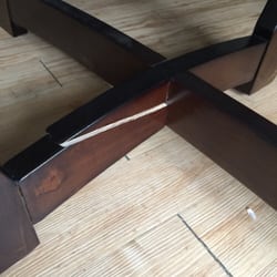 American Signature Furniture - Busted coffee table they delivered to us