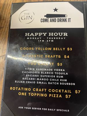 Menu photo 2 The Gin Prosper Prosper, TX
