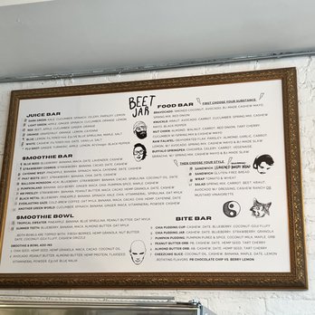 Beet Jar - the menu - Juice Bars & Smoothies Near Me - Cleveland, Ohio