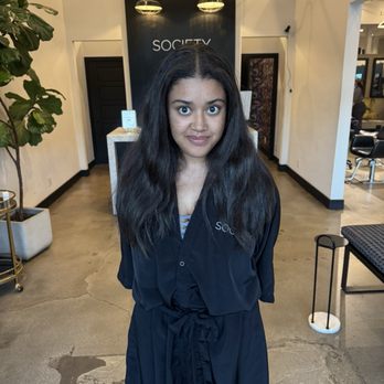 Society - All Over Color: Before - Hair Salons Near Me - Los Angeles, California