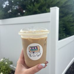 Iced Carmel latte