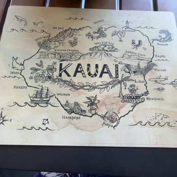 Lava's on Poipu Beach - Place mats of the island - New American Near Me - Koloa, Hawaii Lava's on Poipu Beach - Place mats of the island - New American Near Me - Koloa, Hawaii