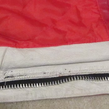Best Care - Can see 2 color threads,
damage done to leather - Shoe Repair Near Me - Palm Springs, California Best Care - Can see 2 color threads,
damage done to leather - Shoe Repair Near Me - Palm Springs, California