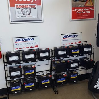 Ramona Tire & Service Centers - New Battery Display - Auto Repair Near Me - Beaumont, California Ramona Tire & Service Centers - New Battery Display - Auto Repair Near Me - Beaumont, California