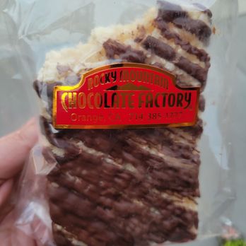 Rocky Mountain Chocolate Factory - Rice crispy treat - expensive, dry, and no flavor. - Chocolatiers & Shops Near Me - Orange, California