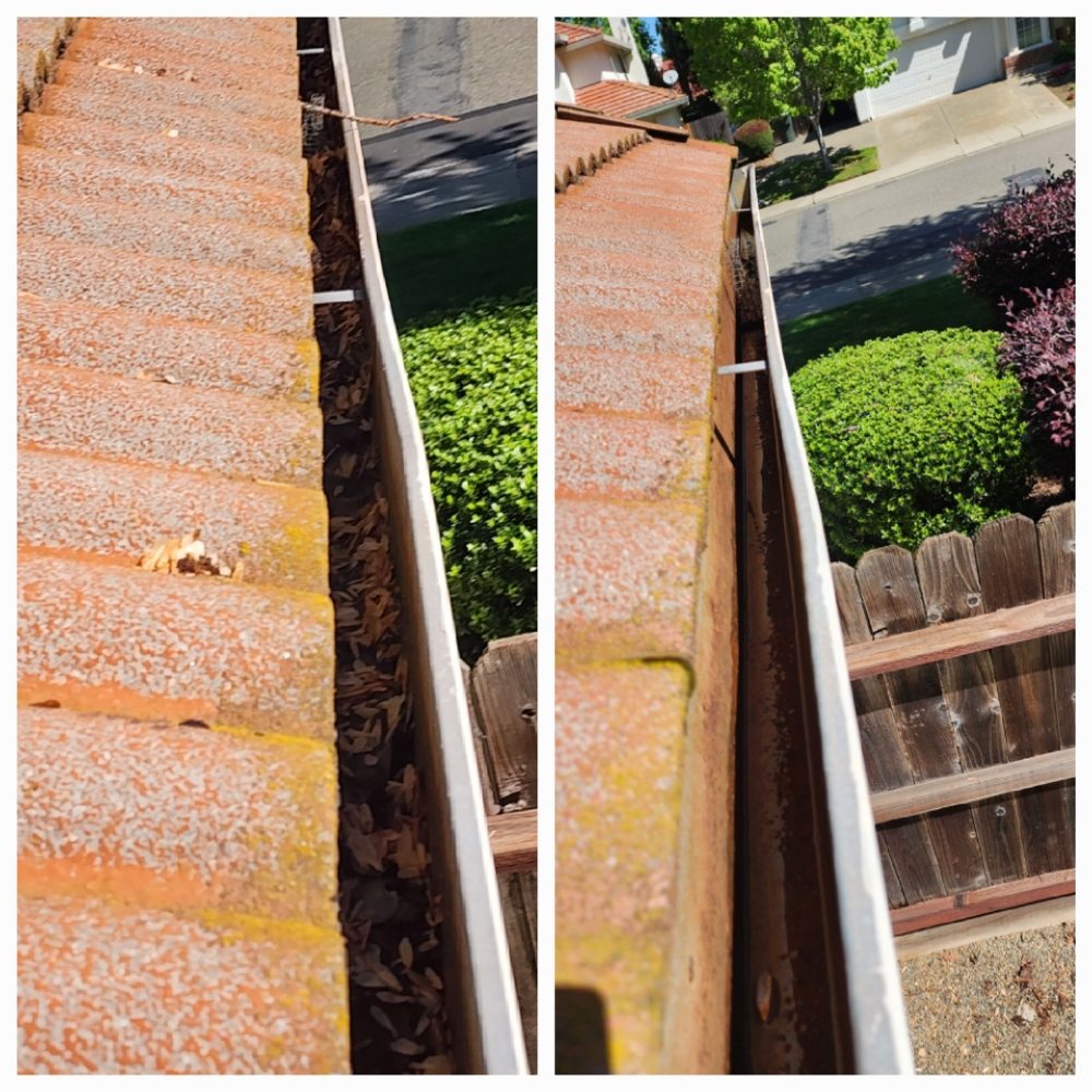 Slide of El Dorado Hills Gutter and Solar Panel Cleaning