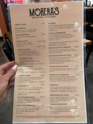 Menu photo 3 Morena's Mexican Cuisine - Riverside Riverside, CA Menu photo 3 Morena's Mexican Cuisine - Riverside Riverside, CA