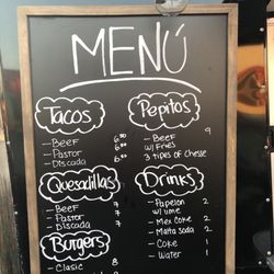 Pana’s Venezuelan & Mexican Nosh - Menu