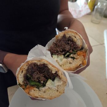 Banh Mi Mi - Braised beef with pho dip - Juice Bars & Smoothies Near Me - Sacramento, California Banh Mi Mi - Braised beef with pho dip - Juice Bars & Smoothies Near Me - Sacramento, California