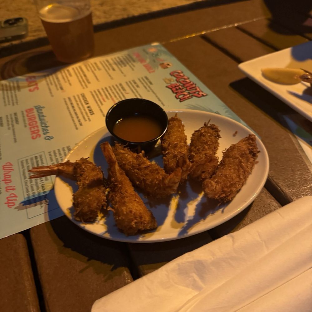 Coconuts On The Beach - Coconut Crusted Shrimp - Bars Near Me - Cocoa Beach, Florida Coconuts On The Beach - Coconut Crusted Shrimp - Bars Near Me - Cocoa Beach, Florida