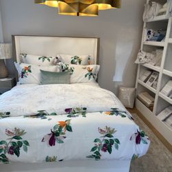 Down To Basics - Another bed in the store with beautiful bedding!