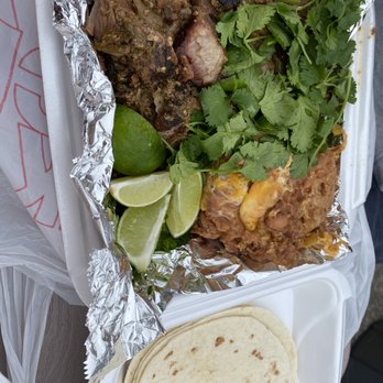 Rogue Estate BBQ - Pork shoulder special with refried beans - Barbeque Near Me - Ferndale, Michigan
