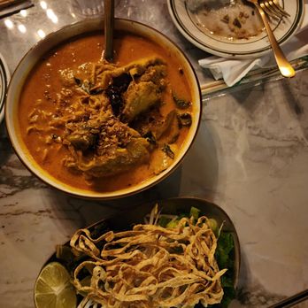 Saranrom Thai - Khao Soi soup - Thai Near Me - Elmhurst, New York Saranrom Thai - Khao Soi soup - Thai Near Me - Elmhurst, New York