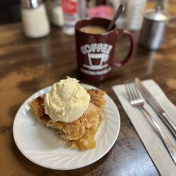 Coffee and Restaurant - Apple Pie A La Mode.