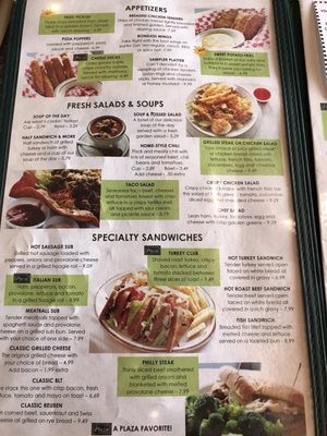Menu photo 8 Plaza Restaurant Emlenton, PA