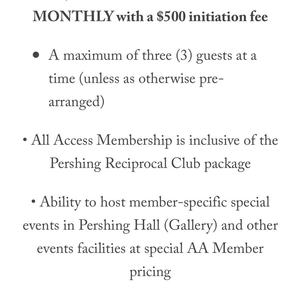 Membership Membership